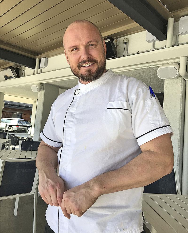 Jack Peacock, Head Chef, CYCA, is bringing some terrific flair to club food. Well done. - photo © John Curnow