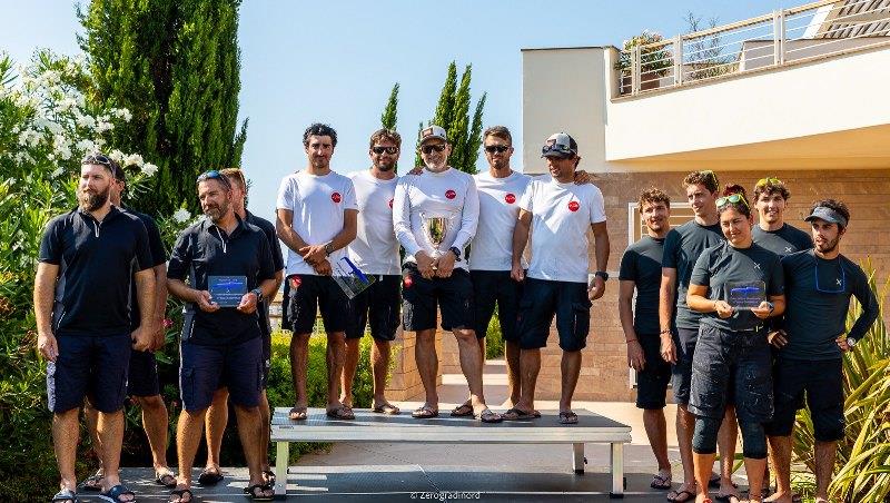 2019 Melges 24 European Sailing Series 4th event - Corinthian podium sees the triumph of Marco Zammarchi's multi-champions aboard Taki 4, followed on the podium by the Hungarian Seven-Five-Nine of Akos Csolto and Arkanoe by Montura by Sergio Caramel - photo © IM24CA / Zerogradinord