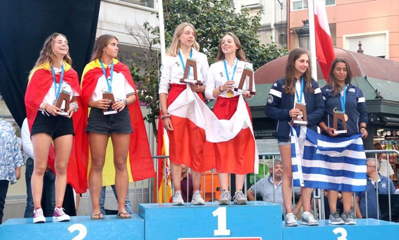 420 U19 Women Podium photo copyright Event Media taken at 