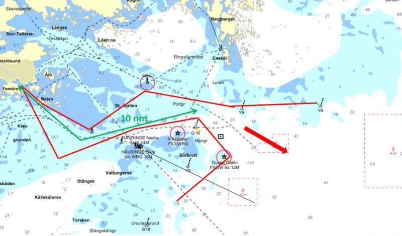 Offshore course area options among the rocks and shoals of the  eastern Swedish coast - ORC European Championship 2019 - photo © ORC Media