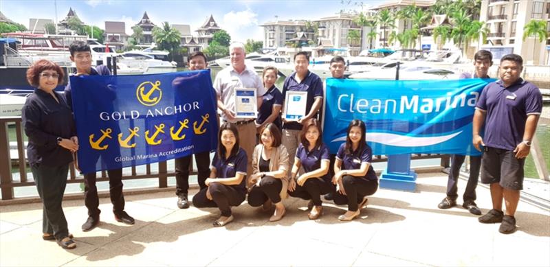 Royal Phuket Marina in Thailand has achieved accreditation under the International Clean Marina Program photo copyright Marina Industries Association taken at 