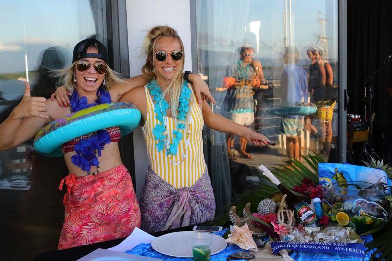 Angie and Marcelle from Indigo embracing the Great Barrier Reef theme and winning best overall presentation photo copyright AIMEX taken at Denarau Yacht Club