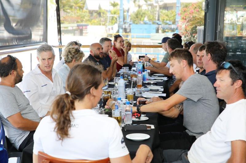 Excellent food and discussion at the VIP Captains Lunch held at Rhum-ba, downstairs of the Denarau Yacht Club overlooking the docks photo copyright AIMEX taken at Denarau Yacht Club