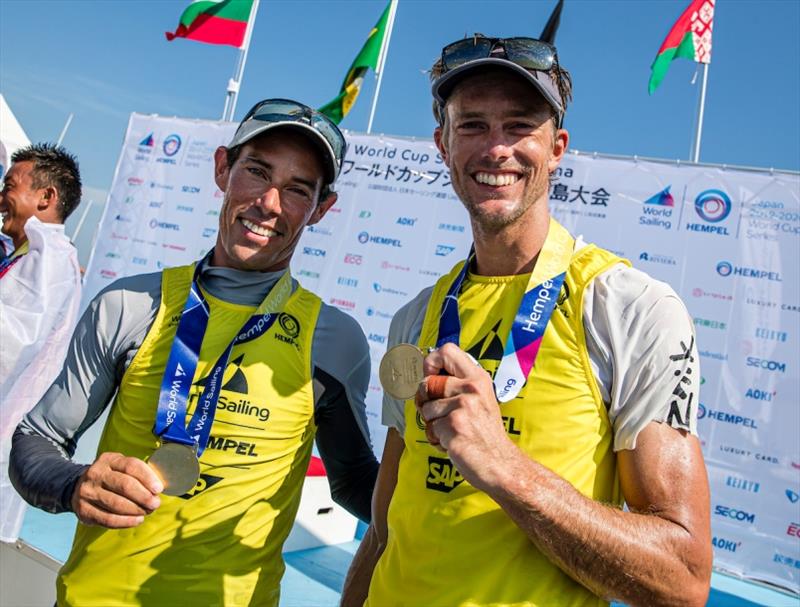 Mat Belcher and Will Ryan - Hempel World Cup Series Enoshima, day 6 photo copyright Jesus Renedo / Sailing Energy / World Sailing taken at 