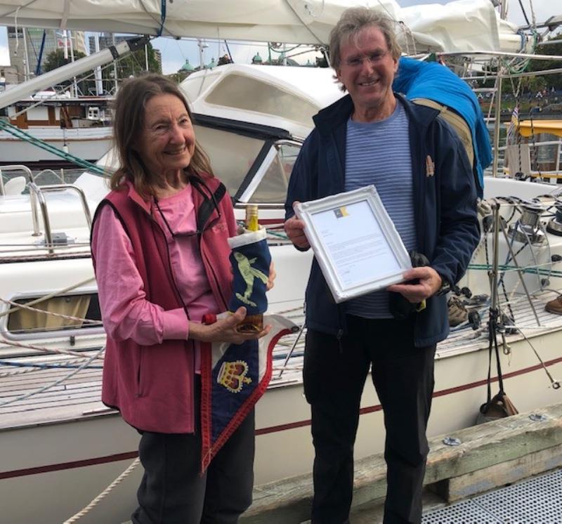 OCC Member Jeanne Socrates completes circumnavigation at Age of 77 photo copyright Ocean Cruising Club taken at 
