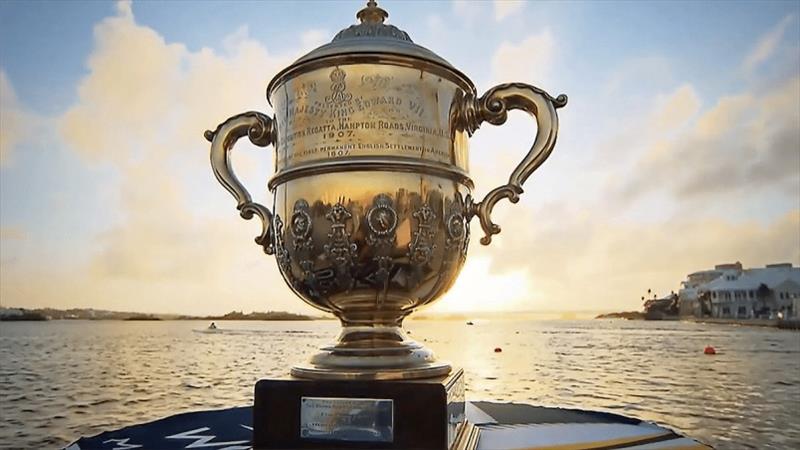 King Edward VII Gold Cup trophy photo copyright Event Media taken at Royal Bermuda Yacht Club