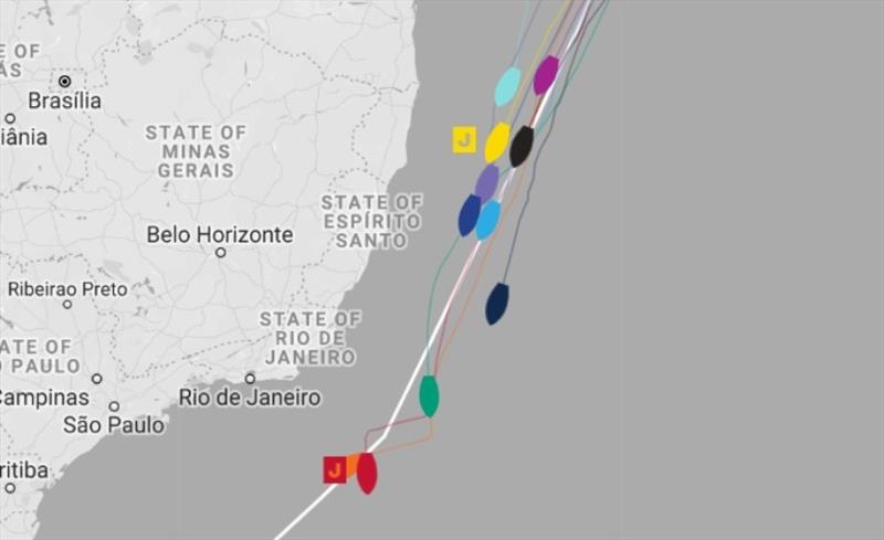 All positions correct at time of publishing. - Clipper Race Leg 1 - Race 2, Day 21 photo copyright Clipper Race taken at 