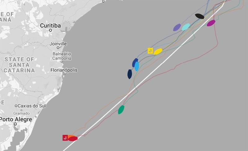 All positions correct at time of publishing. - The Clipper Race Leg 1 - Race 2, Day 24 photo copyright Clipper Race taken at 
