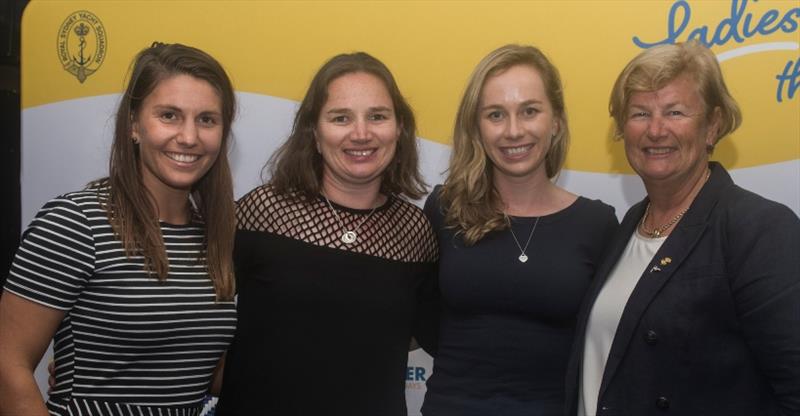 Lisa Darmanin, Katie Pellew-Spithill, Lucinda Whitty, Karyn Gojnich - Ladies of the Sea Coaching Regatta 2019 photo copyright Margaret Fraser-Martin taken at Royal Sydney Yacht Squadron