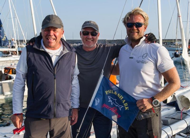 L-R Jens Christensen, Anders Bagger and Thomas Schmidt photo copyright Fiona Brown taken at Yacht Club Sanremo