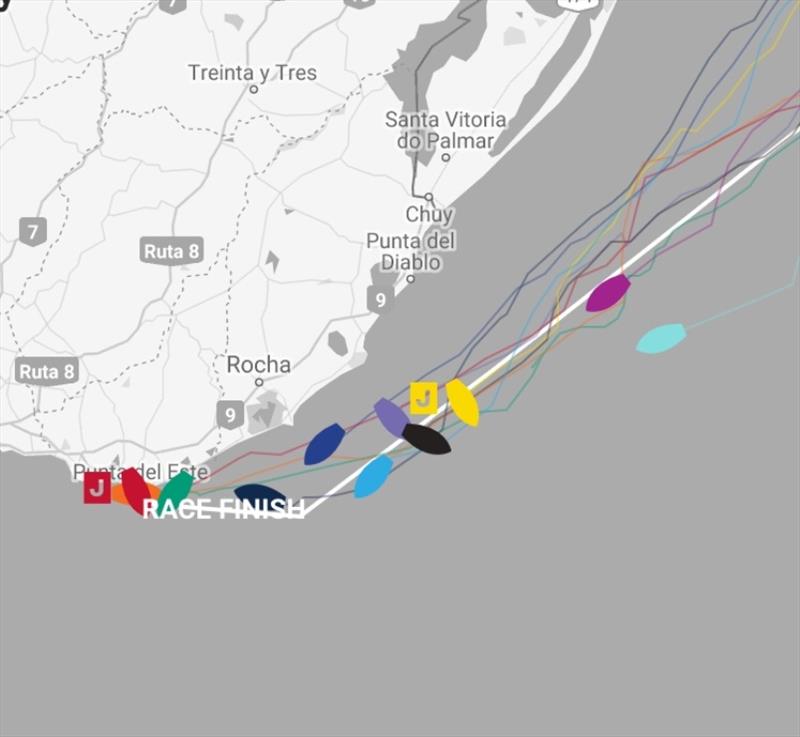 All positions correct at time of publishing - The Clipper Race Leg 1 - Race 2, Day 28 photo copyright Clipper Race taken at 