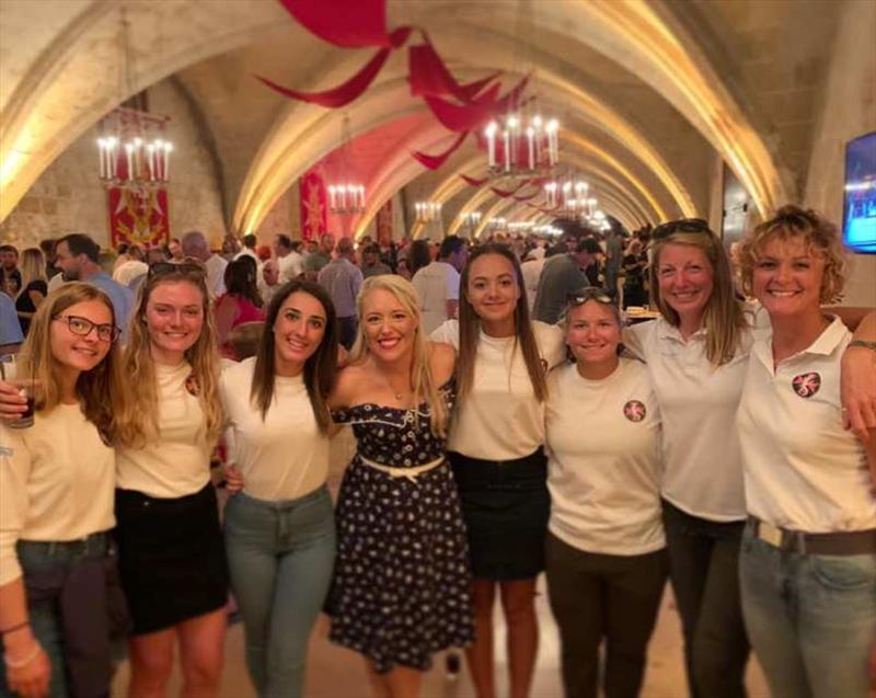 Sailor Girl with the JARHEAD JAN team - first all female team to complete Rolex Middle Sea Race photo copyright Nic Douglass / www.AdventuresofaSailorGirl.com taken at Royal Malta Yacht Club