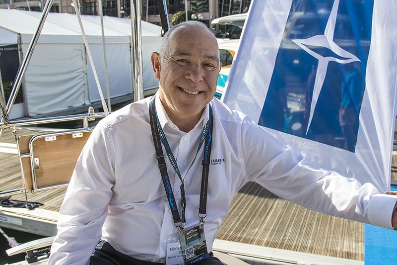 Bavaria Yachts CEO, Michael Müller at the 2019 Sydney International Boat Show photo copyright John Curnow taken at 