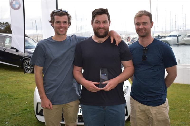 Runnersup 2Unlimited - (L to R) Jonny Cooper Ollie Nicholas and Chris Jones - 2019 SB20 Australian Championship photo copyright Jane Austin taken at 