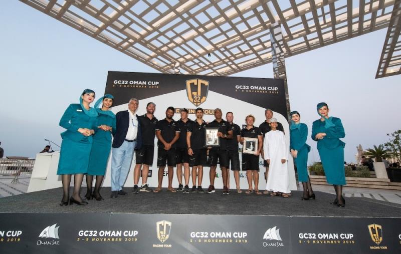 Team Oman Air finishes second overall - GC32 Racing Tour Oman Cup photo copyright Lloyd Images taken at 