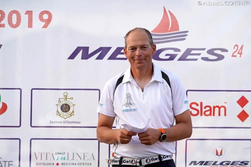 Jens Wathne - The departing Chairman of the International Melges 24 Class Association, owner and skipper of Party Girl, NOR808. - photo © Pierrick Contin / IM24CA