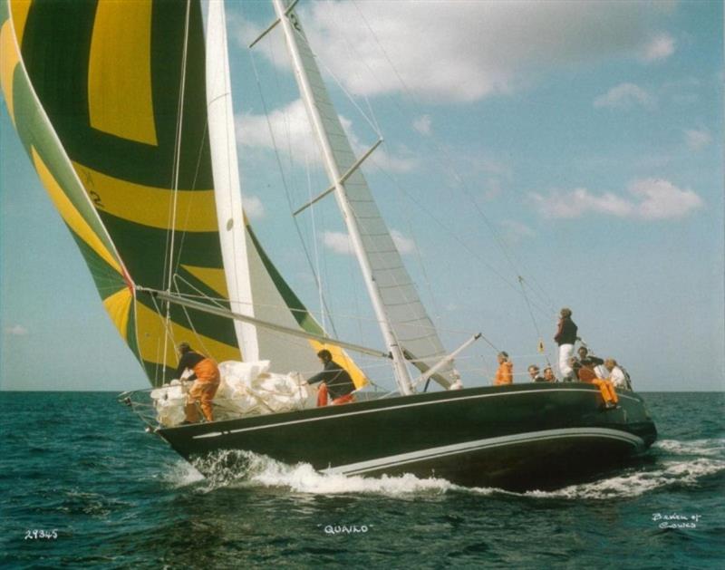 Janet Grosvenor (on the foredeck) qualified for RORC membership in 1978 on board Don Parr's yacht Quailo photo copyright Beken of Cowes taken at Royal Ocean Racing Club