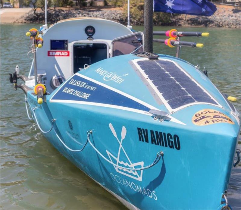 Oceanomads row boat - photo © solar4rvs.com.au