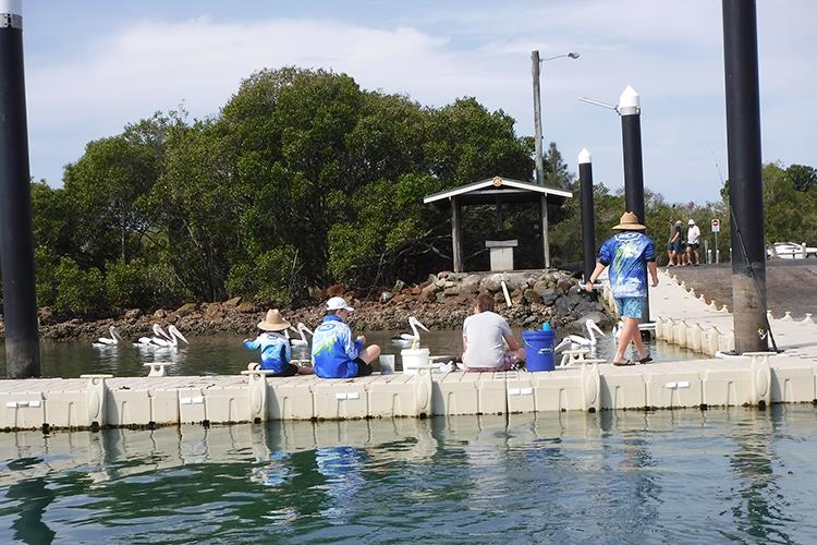 Boat ramps are a great place to take the family for a fish.  The kids can clean their catches there as well photo copyright Boat Accessories Australia taken at 