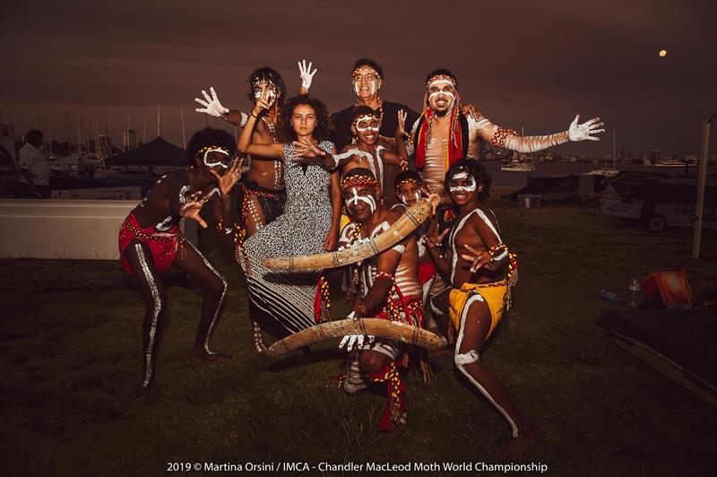 The Indigenous Australian Welcome to Country ceremony took place at the event opening - 2019 Chandler Macleod Moth World Championship photo copyright Martina Orsini taken at Mounts Bay Sailing Club, Australia