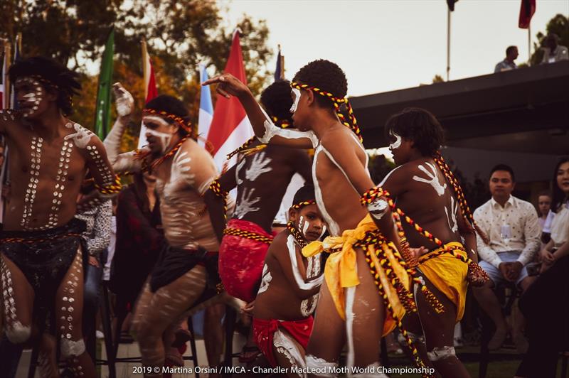 The Indigenous Australian Welcome to Country ceremony took place at the event opening - 2019 Chandler Macleod Moth World Championship photo copyright Martina Orsini taken at Mounts Bay Sailing Club, Australia