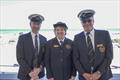 Flag officers Peter Woolman (Vice Commodore), Lisa Brock (Commodore) and Phil Scapens (Rear Commodore) - Centenary Regatta © Harry Fisher