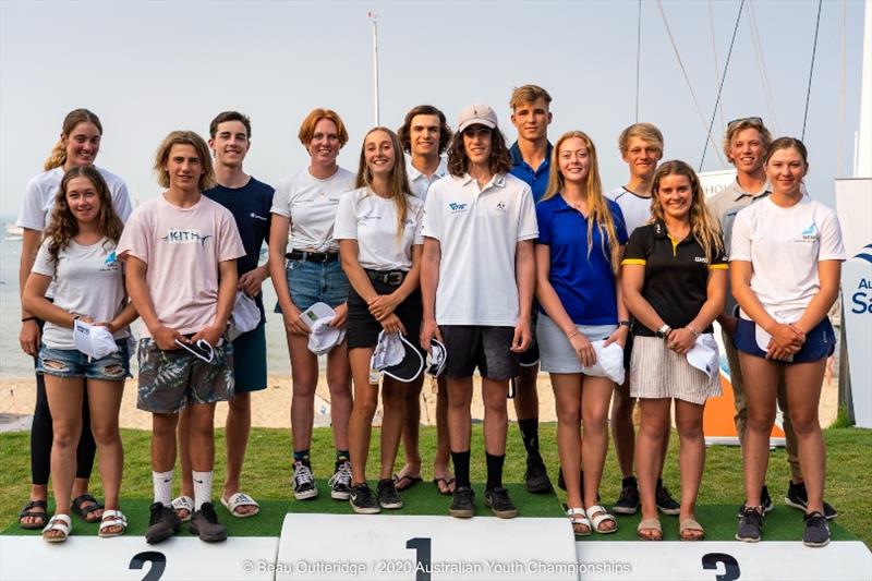 Provisional Australian Sailing Youth Team - 2020 Australian Youth Championships photo copyright Beau Outteridge taken at Sorrento Sailing Couta Boat Club