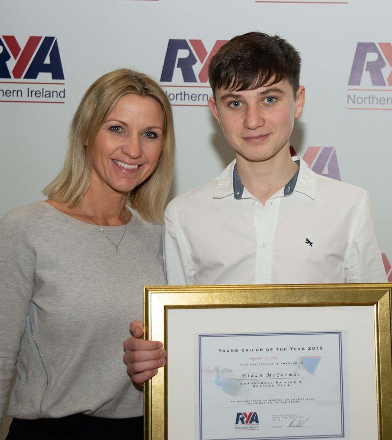 Ethan McCormac (Young Sailor of the Year) -  RYANI's Annual Awards ceremony photo copyright RYA NI taken at Cushendall Sailing & Boating Club