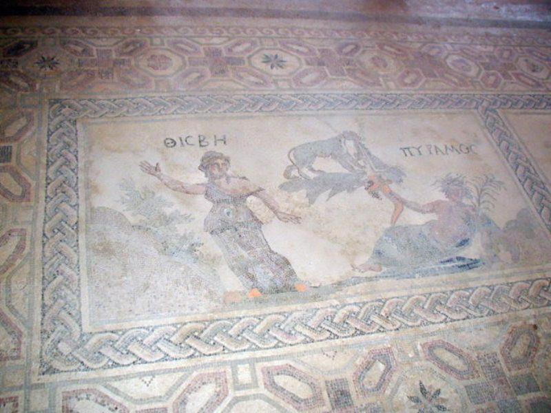 Byzantine mosaics at Pafos photo copyright Hugh & Heather Bacon taken at 