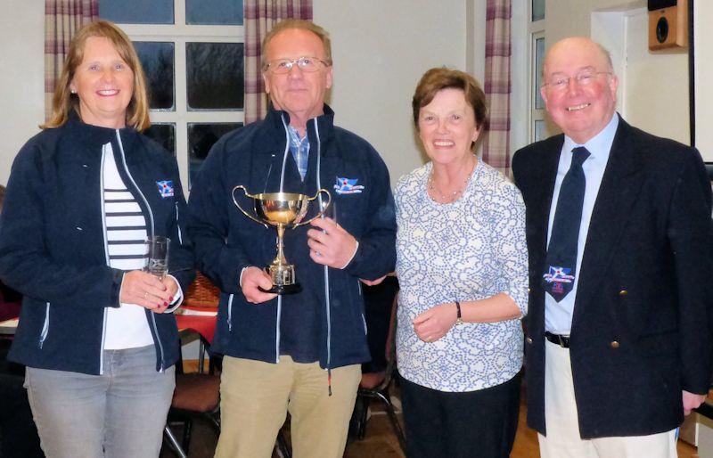 Anne Stewart, Scott Train, Mary Dinwiddie, Robert Dinwiddie - Solway YC 2019 prize-giving photo copyright Becky Davison taken at Solway Yacht Club