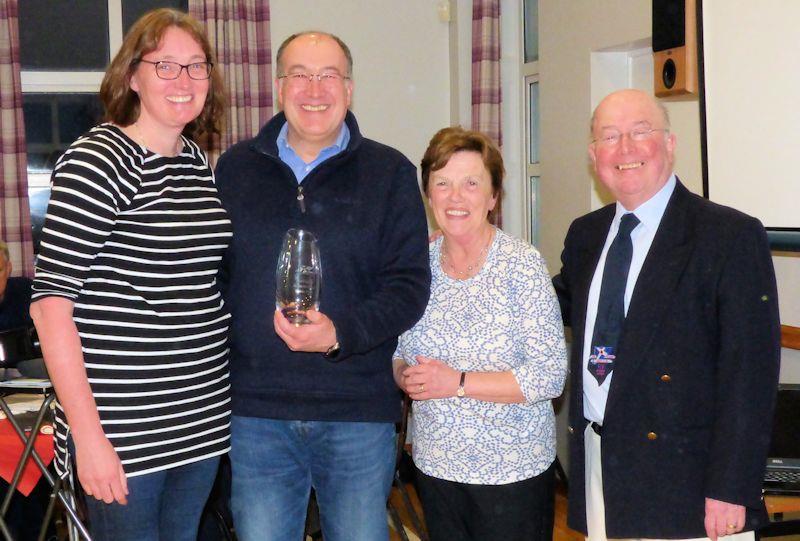 Sarah Bishop, Richard Bishop, Mary Dinwiddie and Robert Dinwiddie - Solway YC 2019 prize-giving photo copyright Becky Davison taken at Solway Yacht Club