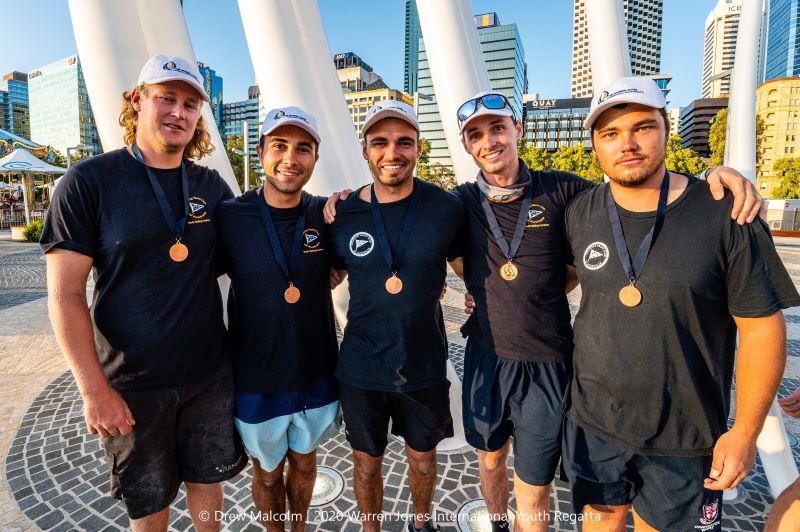 Third place - (left to right) Charlie Gundy, Louis Schofield, Ryan Wilmot, Tom Grimes (skipper) and James Hodgson - photo © Drew Malcolm