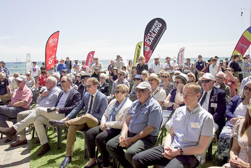Members and guests at the opening of the Centenary Season in October 2019 -  - Centenary Regatta photo copyright Harry Fisher taken at Brighton & Seacliff Yacht Club