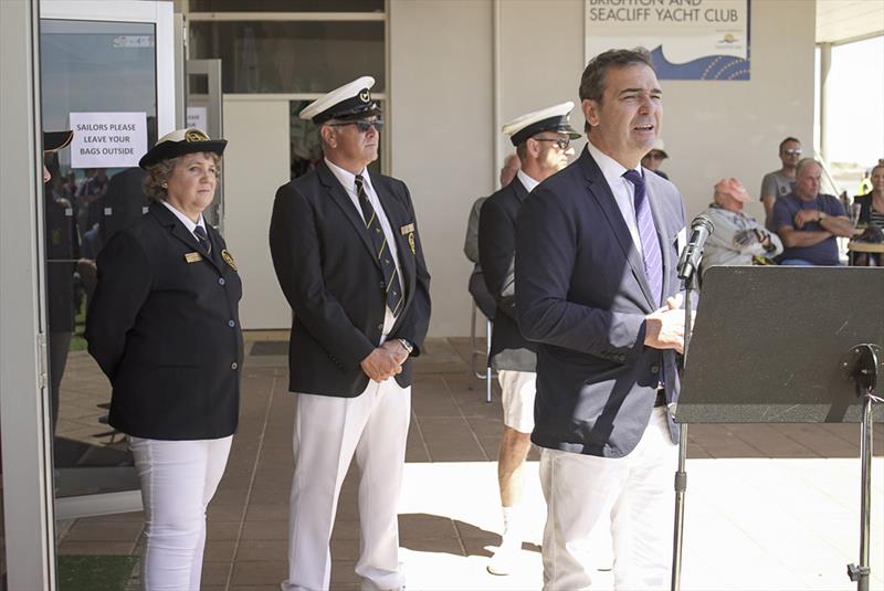 Premier Steven Marshall opening the club in October last year- - Centenary Regatta - photo © Harry Fisher