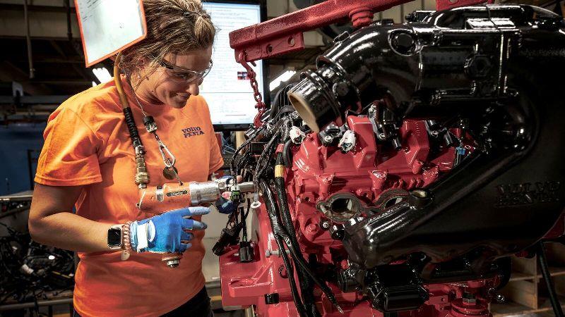 Volvo Penta's 210,000-square-foot facility in Lexington houses production of all the company's gasoline engines and drives for worldwide distribution. - photo © Volvo Penta