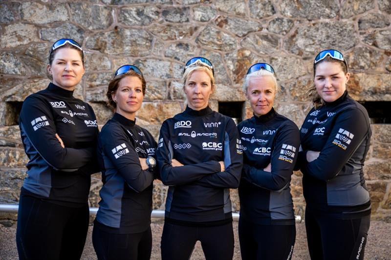 Swedish skipper Anna Östling and her Wings Match Race Team is one of two women's crews in the 70th King Edward VII Gold Cup photo copyright Anna Östling taken at Royal Bermuda Yacht Club