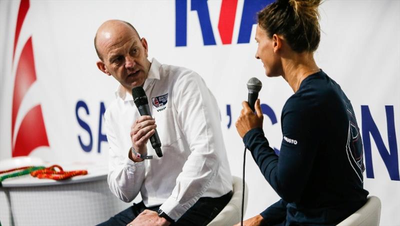 Ian Walker and Bryony Shaw at the RYA Dinghy Show - photo © Paul Wyeth / RYA