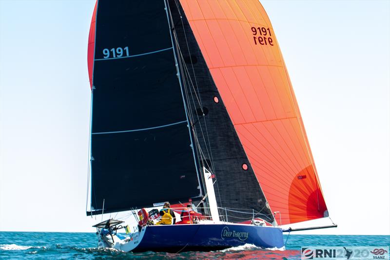 Deep Throttle at the start of Leg 2 - SSANZ Round the North Island - February 2020 photo copyright Short-handed Sailing Association of NZ taken at 