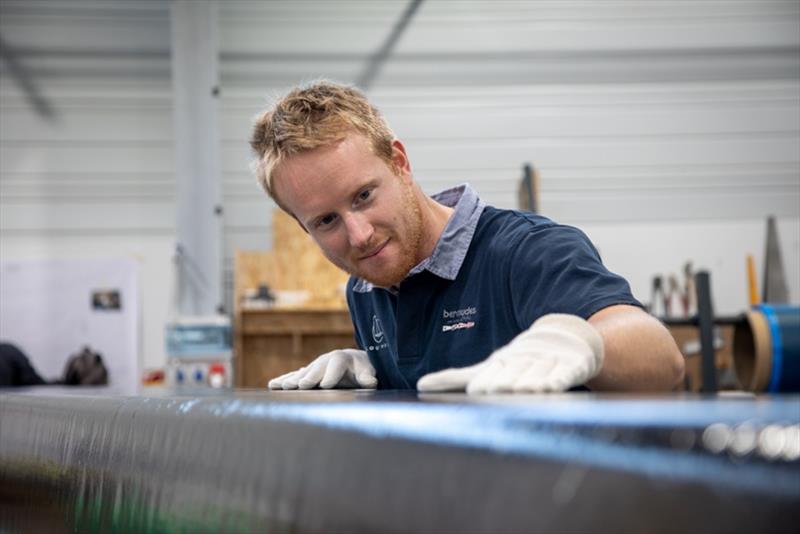 Quentin Vlamynck follows the building of his new Multi50 Arkema 4 - photo © Vincent Olivaud / Arkema Sailing