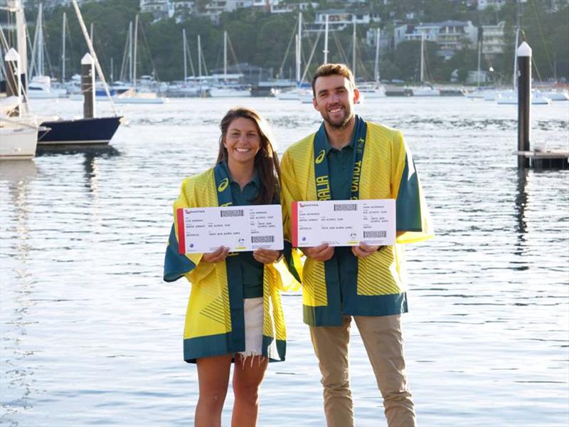 Jason Waterhouse and Lisa Darmanin - photo © Australian Sailing