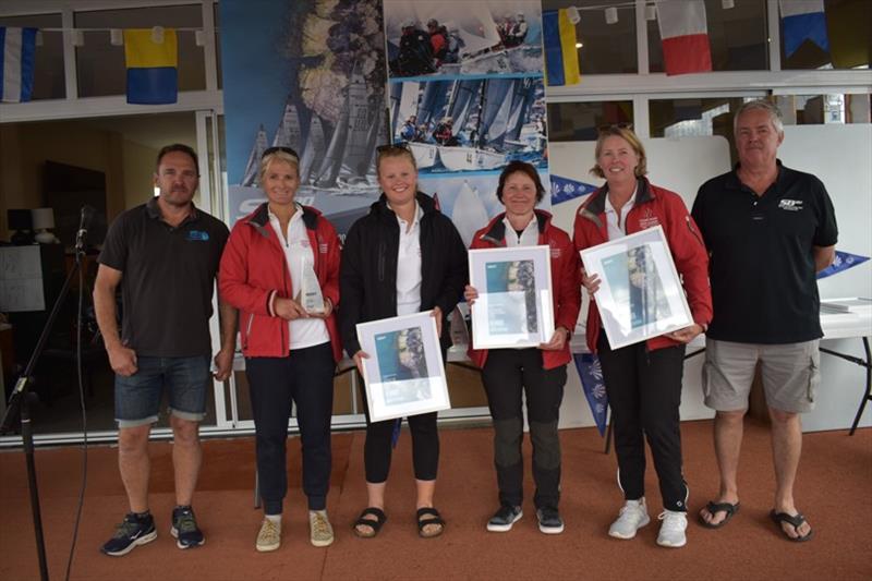 Cook Your Own Dinner - Winner of the women's division - Spring Bay Mill SB20 Australian Championship 2020, final day photo copyright Jane Austin taken at Derwent Sailing Squadron