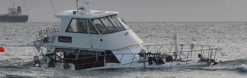 From luxury launch to unsalvageable wreck photo copyright Bay of Plenty Times taken at 