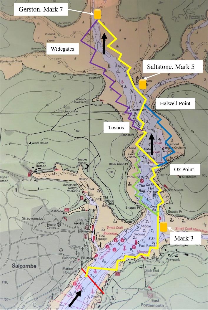 Fast Track Sailing in the Salcombe Estuary - From Gerston to the finish line photo copyright SYC taken at Salcombe Yacht Club