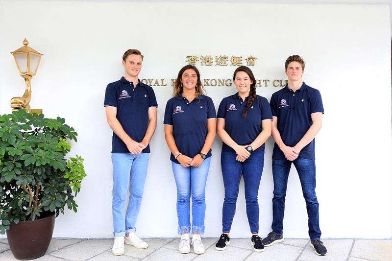 Left to right: Calum, Maria, Jackie and Nicolai photo copyright RHKYC / Vivian Ngan taken at Royal Hong Kong Yacht Club