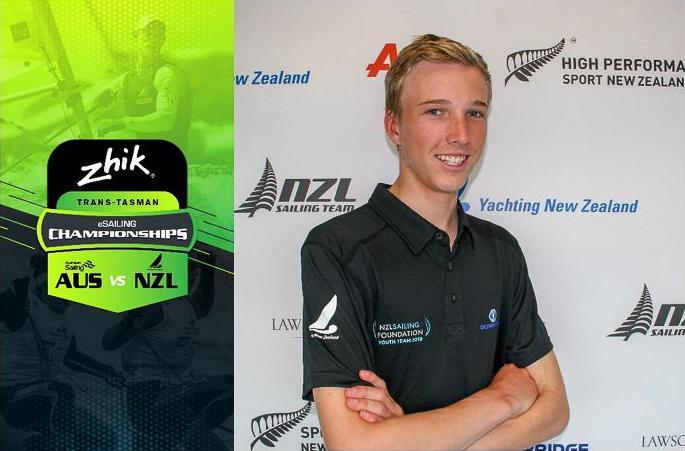 Seb Menzies - Zhik eSailing Trans Tasman Championships - photo © Yachting New Zealand