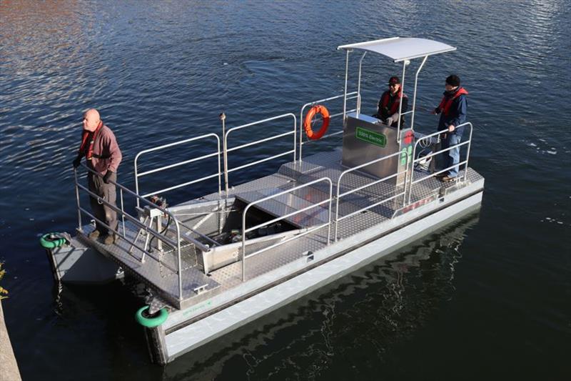 No fuel, no fumes Water Witch fights ocean plastic pollution with electric cleanup boats