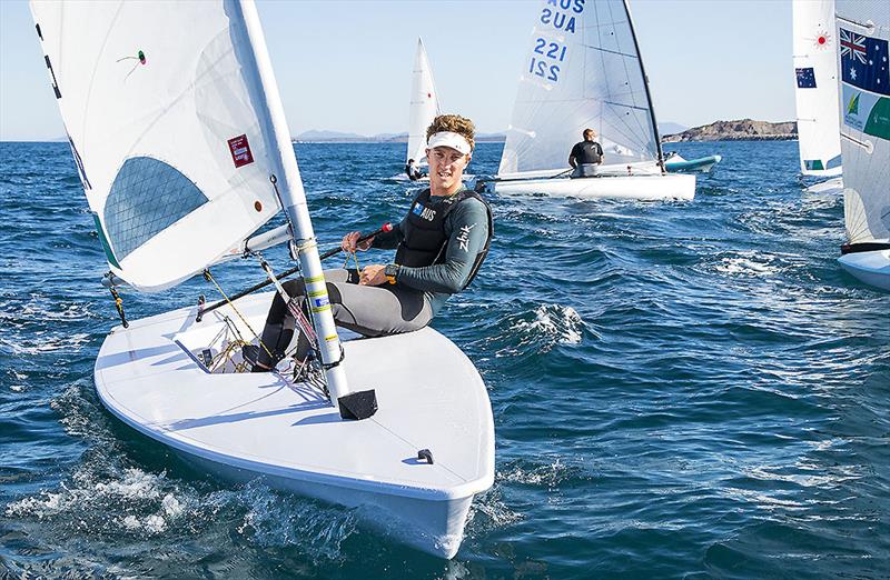 Luke 'Swifto' Elliott certainly showed plenty of what he's famous for - pace photo copyright John Curnow taken at Coffs Harbour Yacht Club