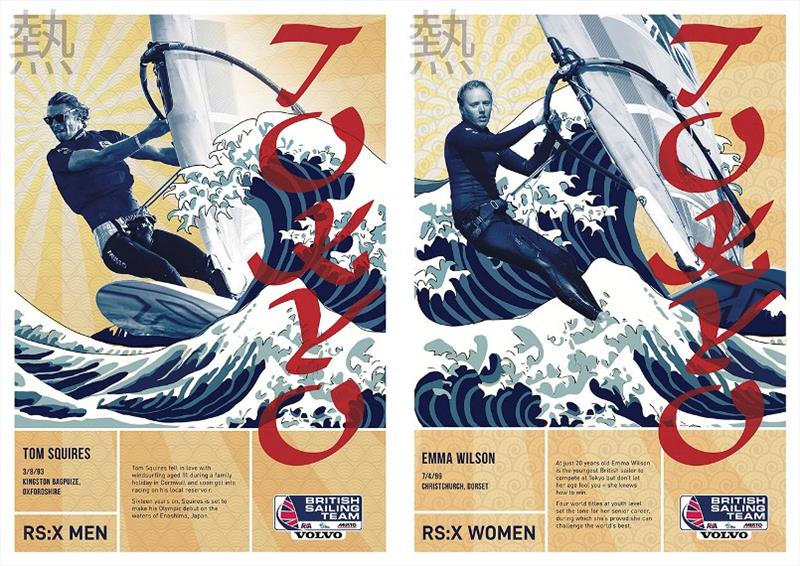 British Sailing Team Tokyo 2020 posters - photo © British Sailing Team