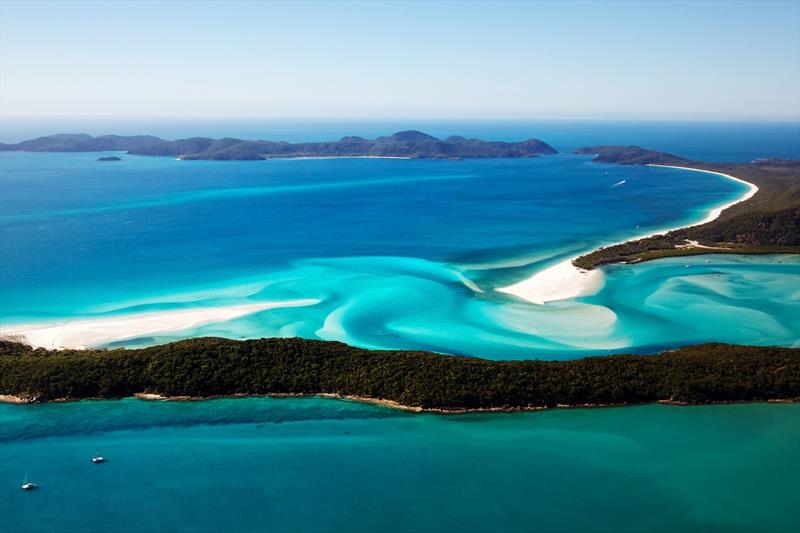 Aerial view of Whitehaven Beach Whitsundays photo copyright Australian Superyacht Rendezvous taken at 