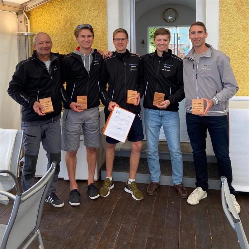 German White Room GER677 team of Michael Tarabochia with Luis and Marco Tarabochia, Sebastian Bühler and Marvin Frisch defended the Melges 24 Austrian title photo copyright Segelclub Kammersee taken at 